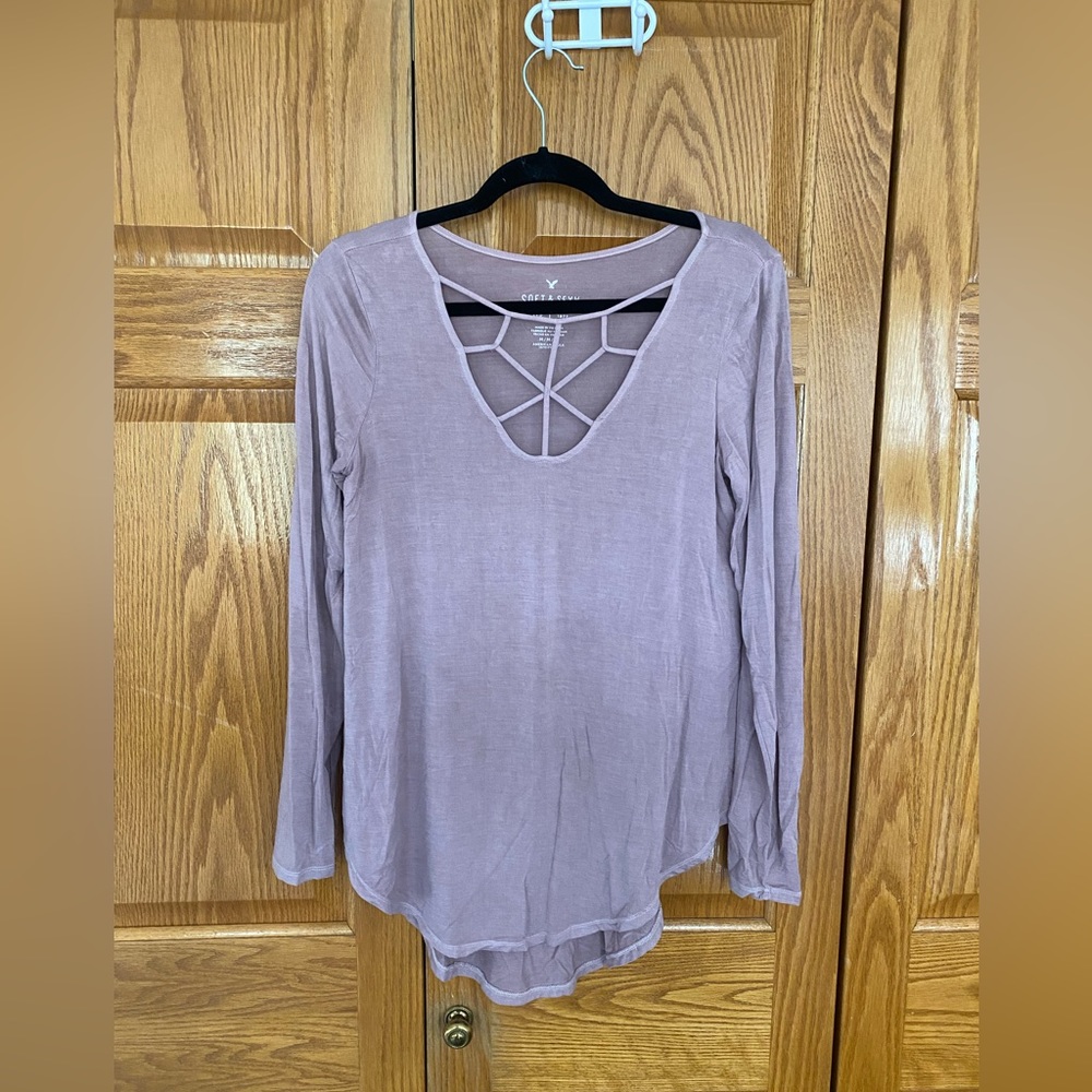 Soft & Sexy by American eagle comfy long sleeve shirt size Medium